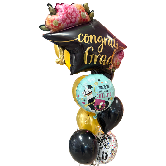 Way To Go on Diploma Grad Bouquet 9pc