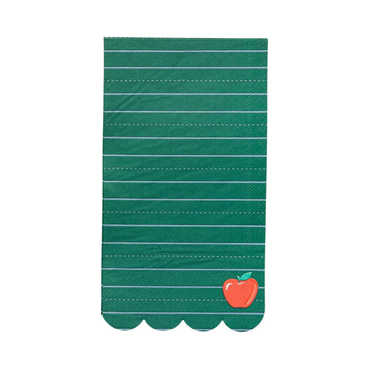 Green Ruled Paper Dinner Napkin - 24 Count*