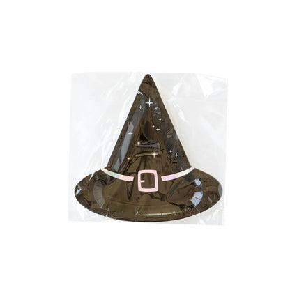 Witching Hour Witch Hat Shaped Plate, 8 Count*