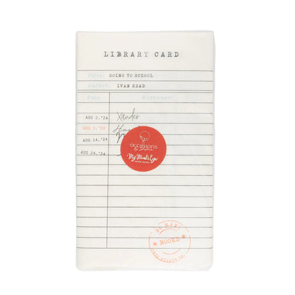 Library Card Dinner Napkins - 24 Count*