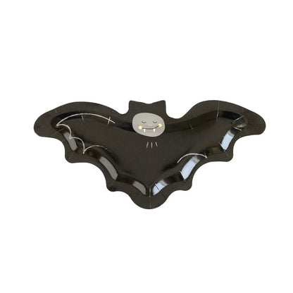 Halloween Bat Shaped Plates, 8 Count*