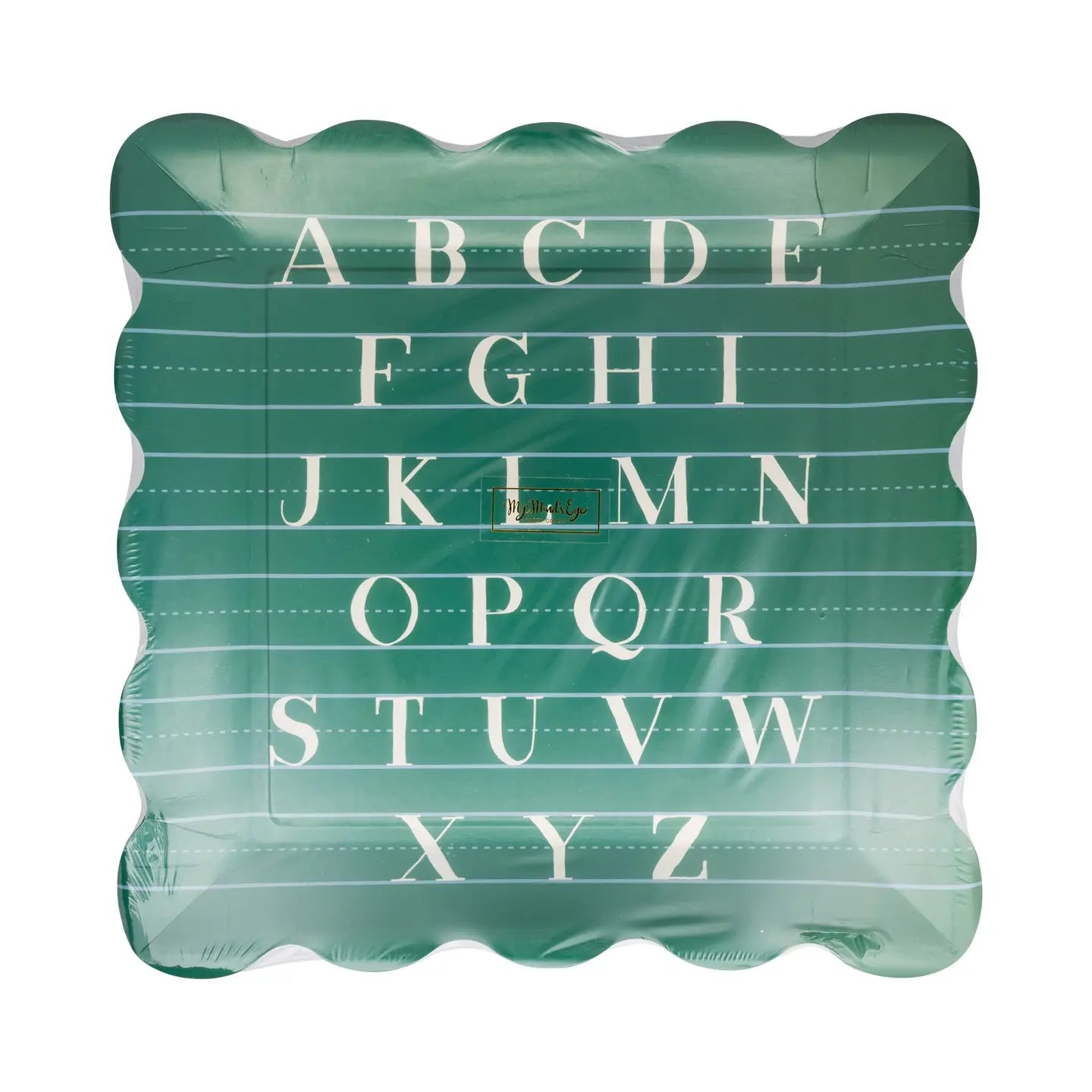 Alphabet Paper Plate, 8 Count*
