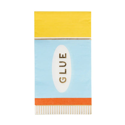 Glue Stick Paper Guest Napkin, 18 Count*