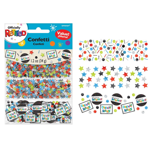 Happy Retirement Celebration Confetti