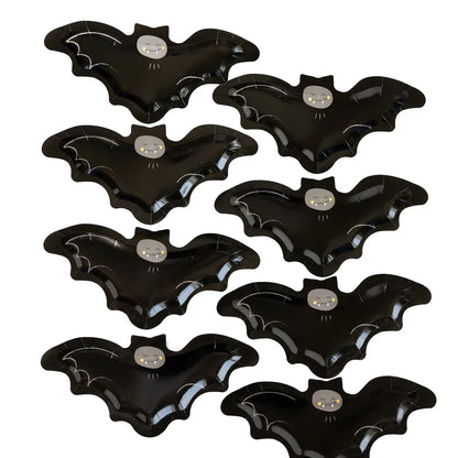 Halloween Bat Shaped Plates, 8 Count*