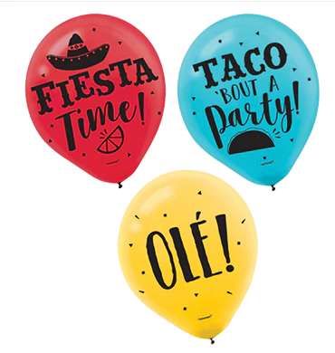 Fiesta Party Latex 15pc Set