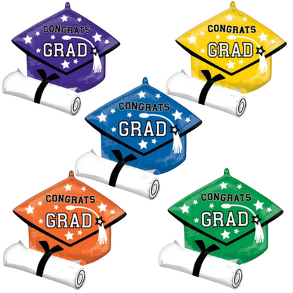 Graduation School Colors Be True to Your School 28” Mylar
