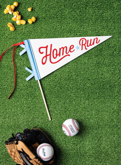 Baseball felt Pennant Banner
