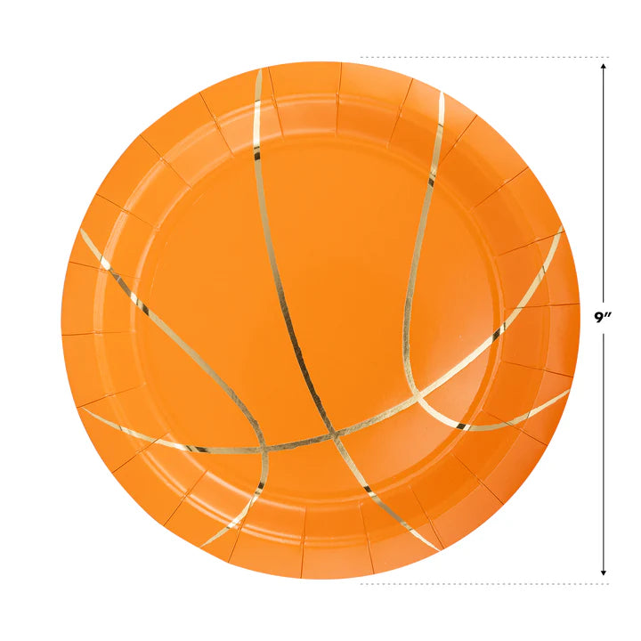 Basketball 9” Plates