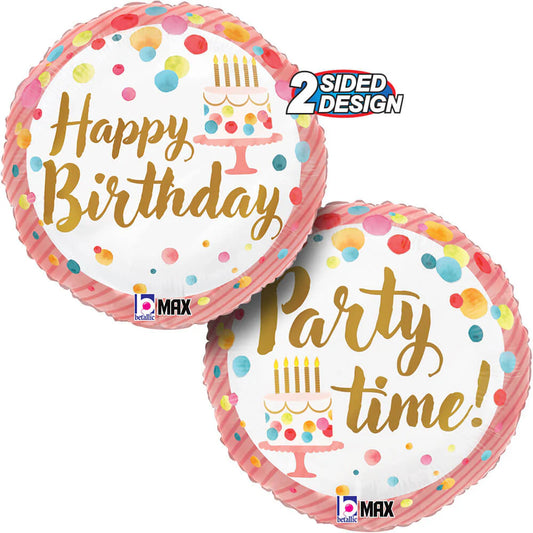 Let’s Party Birthday Balloon