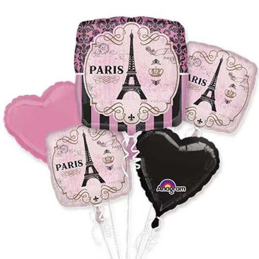 Paris Eiffel Tower 5pc bouquet set