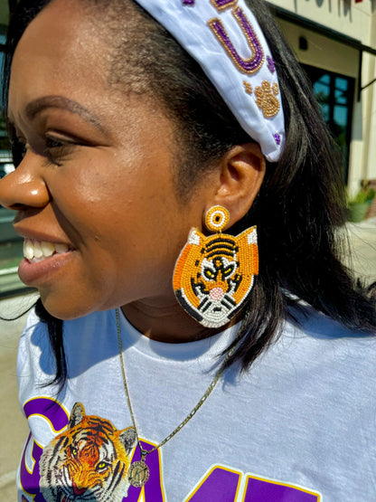 Roaring Tiger Earrings