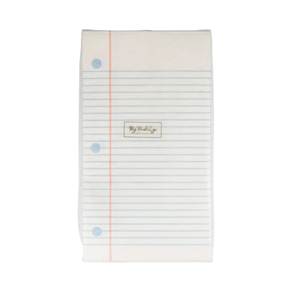 Notebook Paper Dinner Napkin - 24 Count*