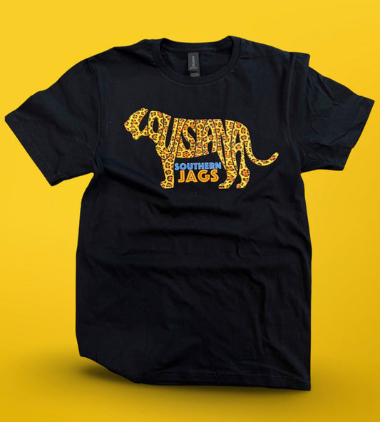 Jag Pride Black Leopard Tiger Shirt