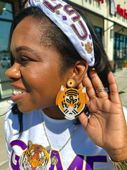 Roaring Tiger Earrings