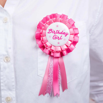Birthday Girl Satin Badge