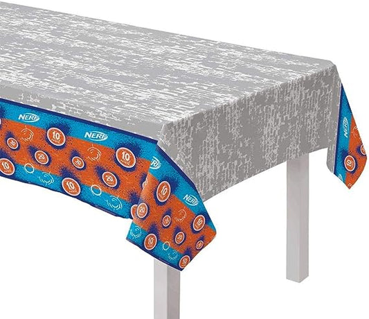 Nerf Design Paper Table Cover - 54" x 96" | Multicolor | 1 Pc.