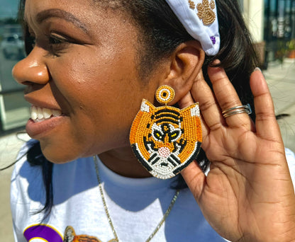Roaring Tiger Earrings