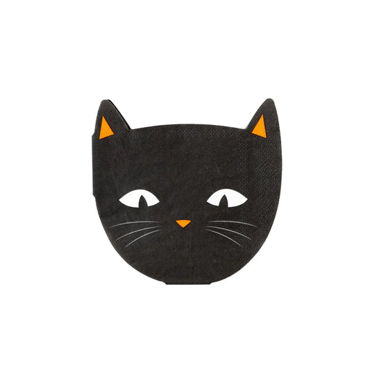 Cat Face Shaped Paper Cocktail Napkin