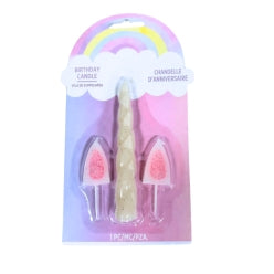 Unicorn Birthday Candle Set