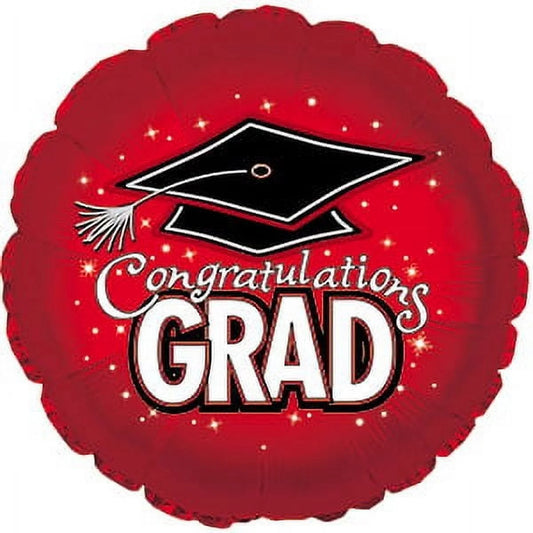 Red Congratulations Grad