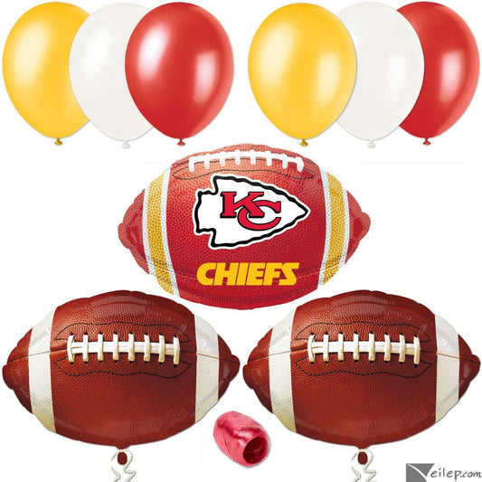 Chiefs Balloon 9pc Bouquet