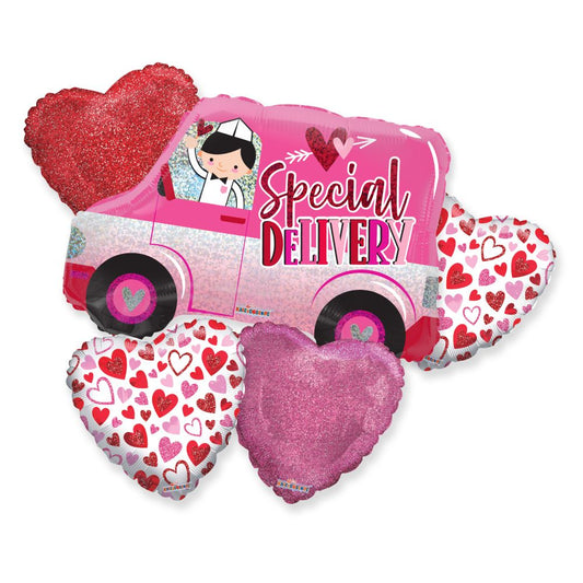 Special Delivery Hearts Bouquet