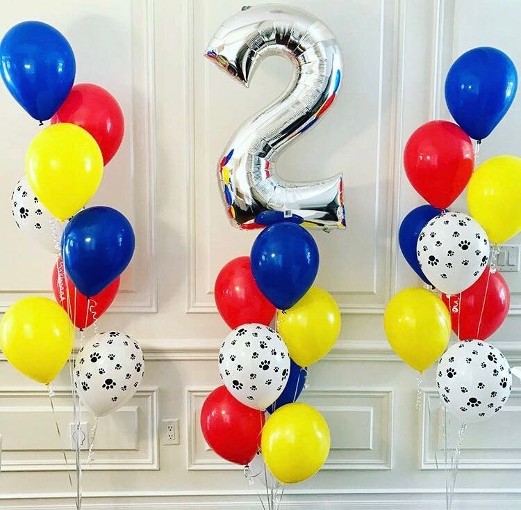 Paw Patrol Bouquet Set w/ Number