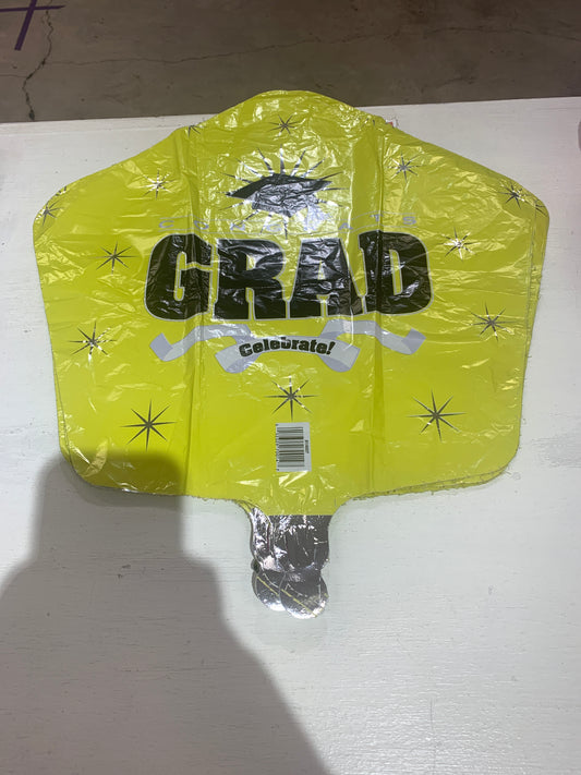 Grad Yellow Star Balloon