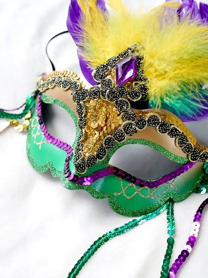 Mardi Gras Masquerade Mask*
