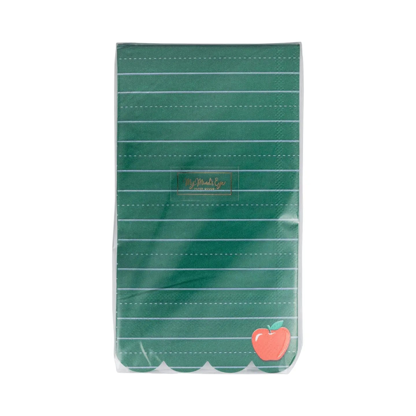 Green Ruled Paper Dinner Napkin - 24 Count*