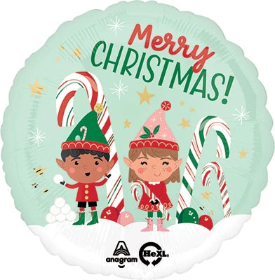 Christmas Merry Christmints Elf Balloon
