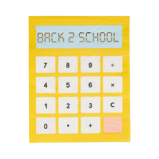 Calculator Paper Guest Napkin, 18 Count*