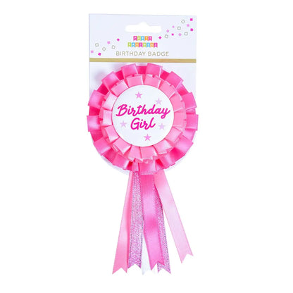 Birthday Girl Satin Badge
