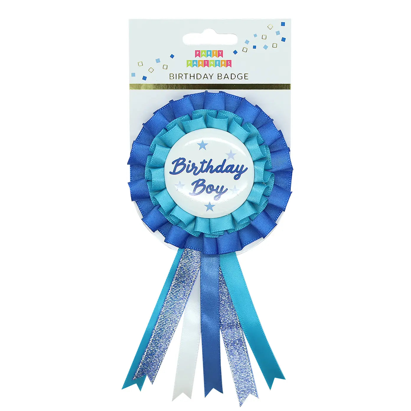 Birthday Boy Satin Badge