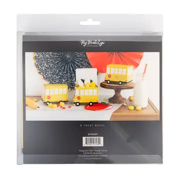 School Bus Treat Boxes, 8 Count*