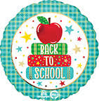 Back to School Stacked Books, 18 inch Balloon*