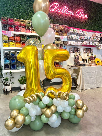 Custom Create Your Table Marquee Centerpiece