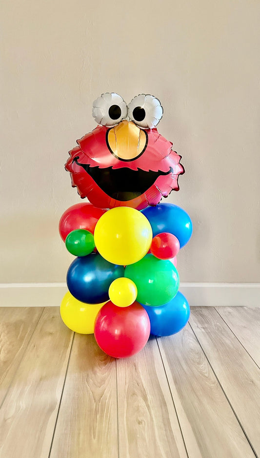 Elmo Theme Balloon Centerpiece
