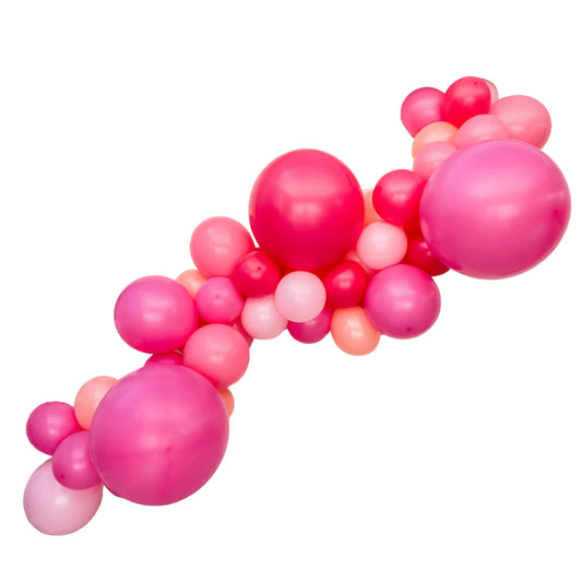 Pink Barbie BALLOON GARLAND ( TO GO NO INSTALL)