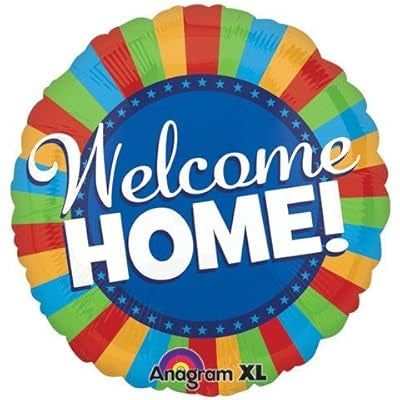 Welcome Home Colorful Balloon