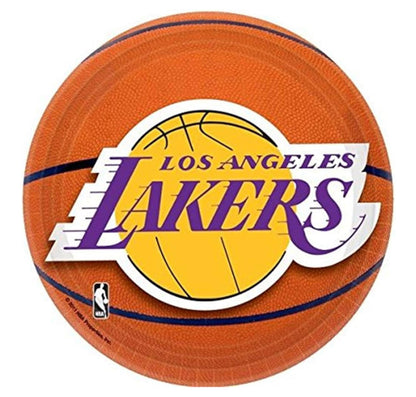 Los Angeles Lakers NBA Collection 7" Dessert Plates, 8 pcs