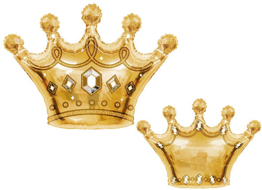 Gold Royal Crown Balloon