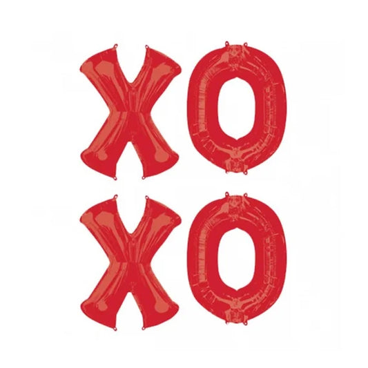 Jumbo Red XOXO Balloons Banner