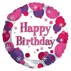 Pink and Purple Dots Birthday