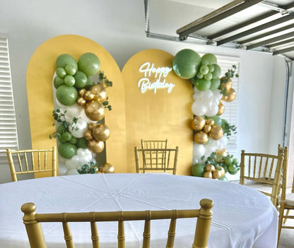 Sage & Gold Birthday Party