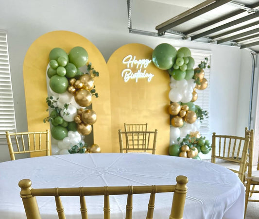 Sage & Gold Birthday Party
