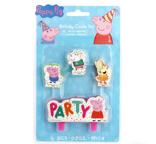 Peppa Pig Cake Topper Candles