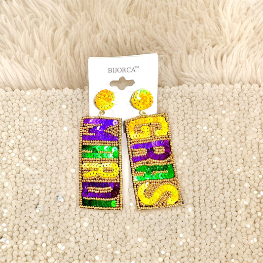 Mardi Gras Sequence Jewelry
