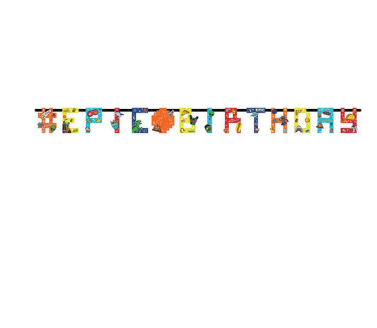 Epic Party Jumbo Letter Banner Kit (Customizable)